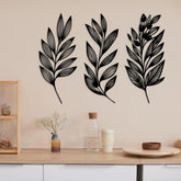 Metal Olive Leaf Wall Art
