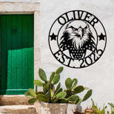 Patriotic Eagle Custom Metal Sign