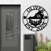 Virginia Custom Metal Sign