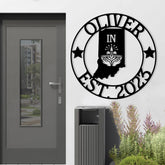 Indiana Custom Metal Sign