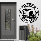 Michigan Custom Metal Sign