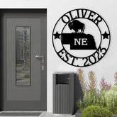 Nebraska Custom Metal Sign