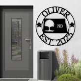 North Dakota Custom Metal Sign