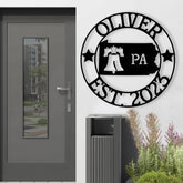 Pennsylvania Custom Metal Sign