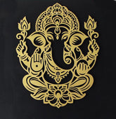 Gold Metal Ganesha Wall Decor