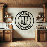 Custom Kitchen Metal Sign