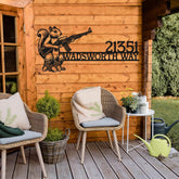 Squirrel Custom Metal Sign