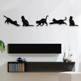 Funny Cat Metal Wall Decor