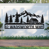 Personalized Cabin Metal Sign