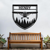 Custom Airplane Metal Sign