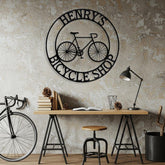 Personalized Bike Wall Decor for Cyclist