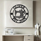 Custom Sewing Room Metal Sign