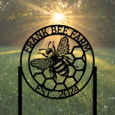 Custom Bee Farm Sign