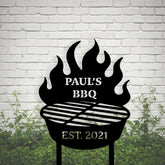 Custom BBQ Yard Sign