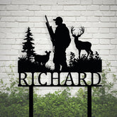 Deer Hunter Yard Sign