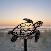 Turtle Pet Memorial Sign
