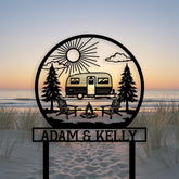 Custom Camper Yard Sign