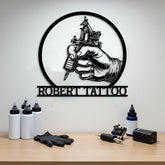 Tattoo Studio Custom Metal Sign