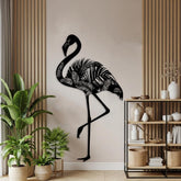 Tropical Flamingo Metal Wall Art