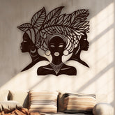 Majestic African Metal Wall Art