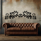 Modern Rustic Metal Scroll Wall Art