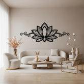Lotus Flower Metal Wall Art