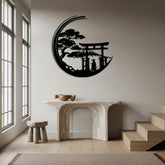 Japanese Torii Gate Metal Wall Art
