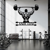 Custom Gym Name Sign