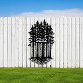 Tree House Number Sign