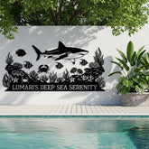 Underwater Reef Metal Sign