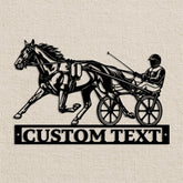 Harness Racing Metal Sign