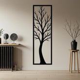 Vertical Tree Metal Wall Art