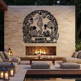 Seahorse Custom Metal Sign