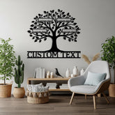 Custom Family Tree Metal Sign