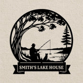 Personalized Lake House Name Sign