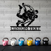 Wrestling Custom Metal Sign