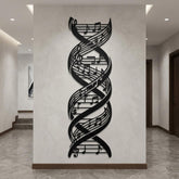 music note metal wall art