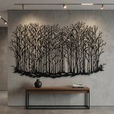 Birch Forest Metal Wall Decor
