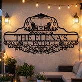 Custom Patio Name Sign