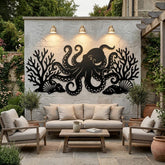 Octopus Metal Wall Decor