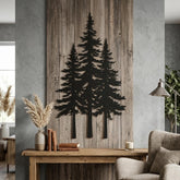 Pine Tree Metal Wall Decor