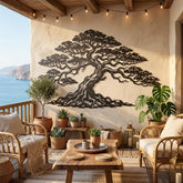 Bonsai Tree Metal Wall Art
