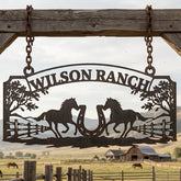 Custom Ranch Name Sign