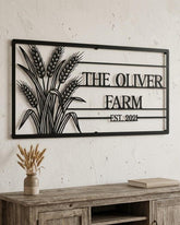 Custom Farm Metal Sign