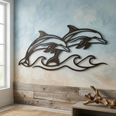 Dolphin Metal Wall Decor