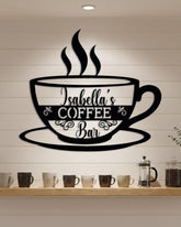 Custom Coffee Bar Metal Sign