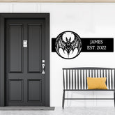Bat Custom Name Sign - Personalized House Sign