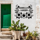 Sunflower Garden Signs - Personalized Name Sign