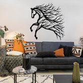 Abstract Horse Metal Wall Art - Gifts for Horse Lovers