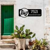 Butterfly House Address Signs - Personalized Name Plaque